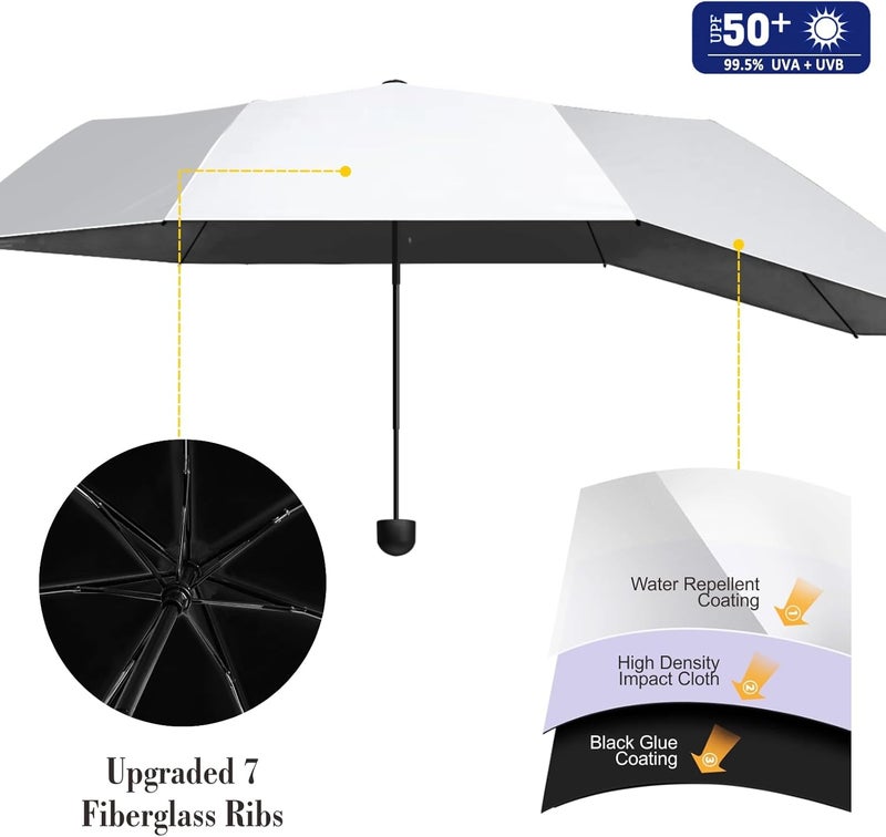 DUOUPA Upf 50+ Chair Umbrella With Clamp/Sun Shade - Portable Umbrella For Sports & Outdoors - Secure Clamp, 360-Degree Swivel Adjustable Position For Maximum Sun Protection - Image 4